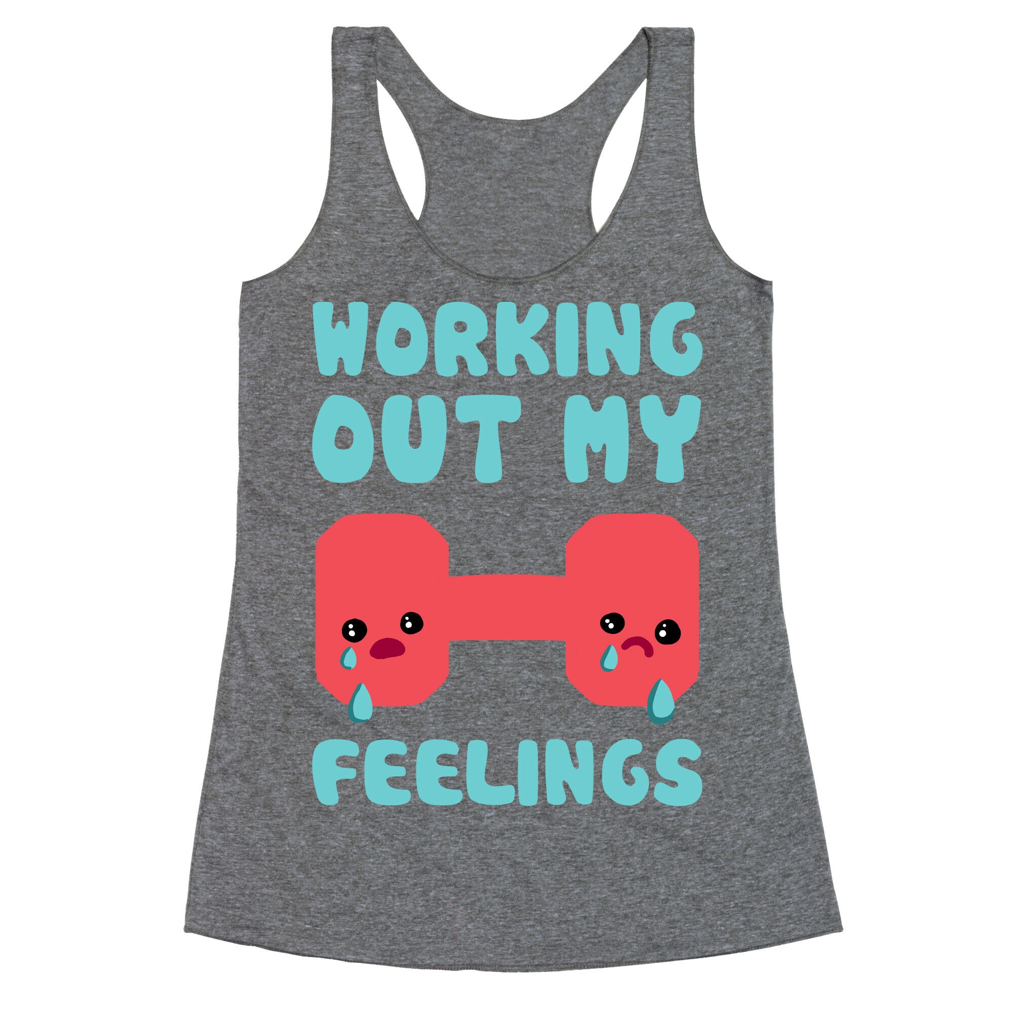 Working Out My Feelings Racerback Tank